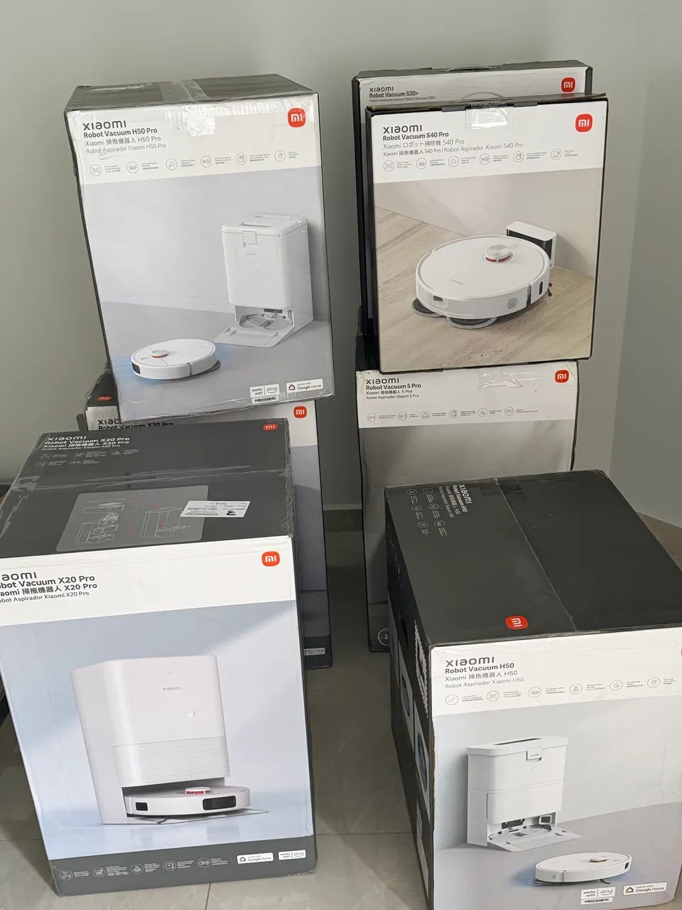 Xiaomi, Dream e Roborock - Robôs - com base - novos