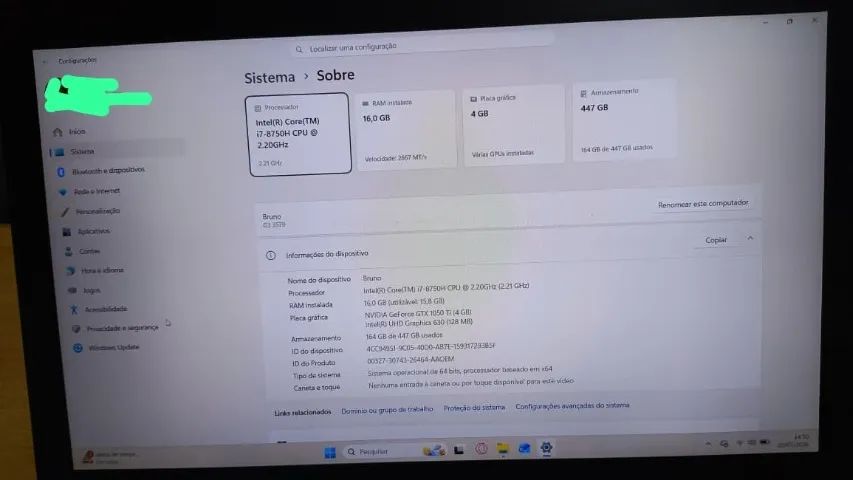 Notebook Dell G3 - Foto 3