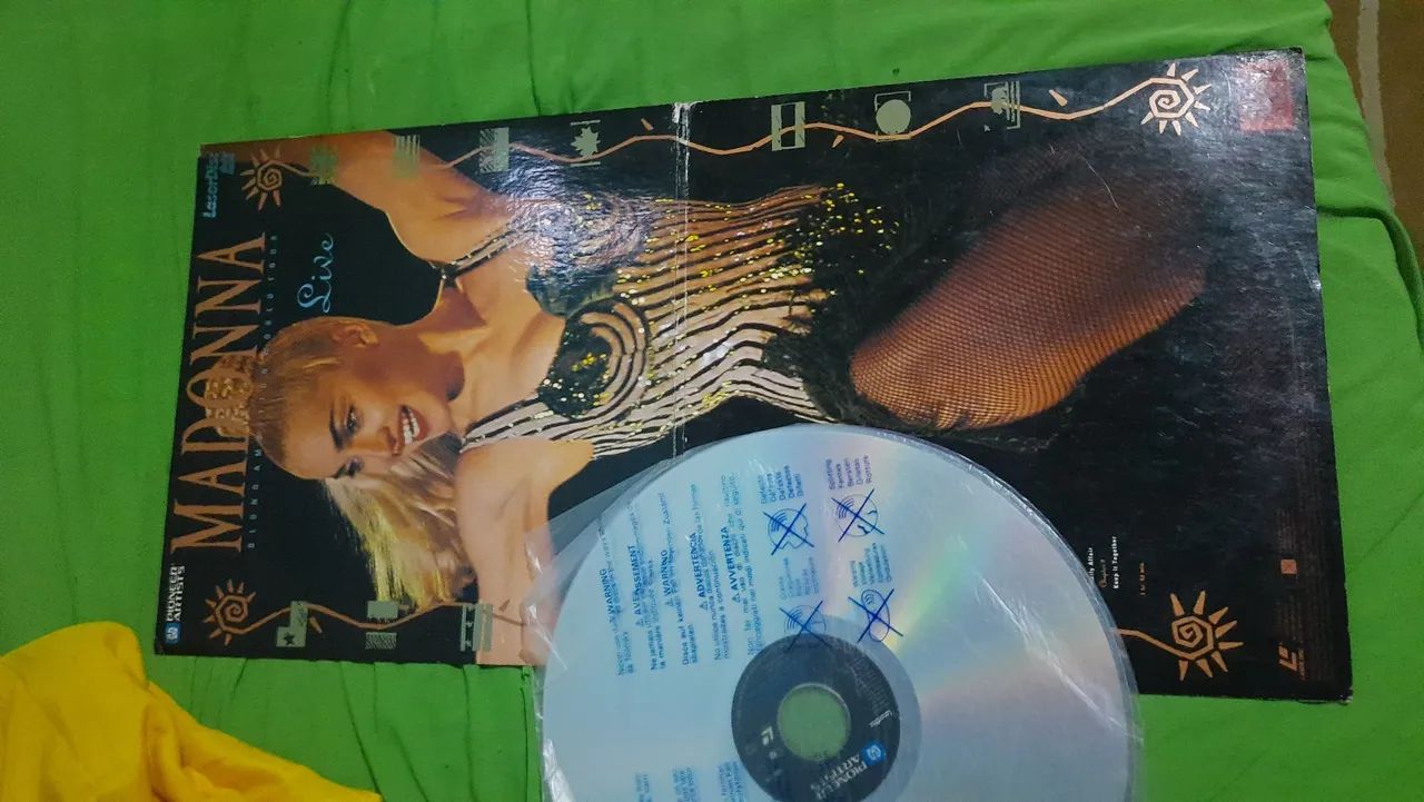 Laser Disc Madonna antigo - Foto 3