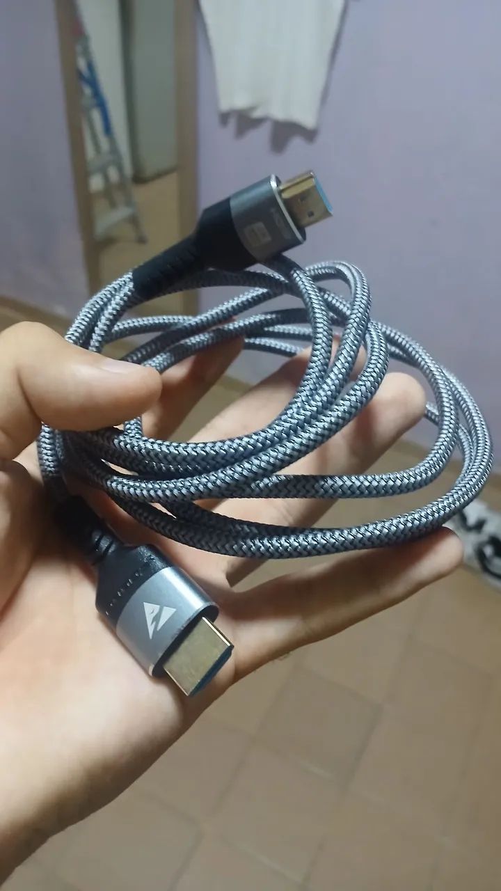 Cabo HDMI 1 metro (cabo trançado)