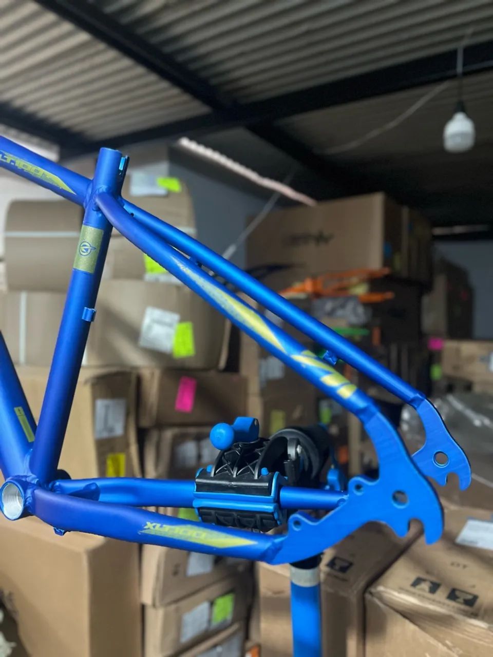 QUADRO KSW NOVO COR AZUL E DOURADO - Foto 4