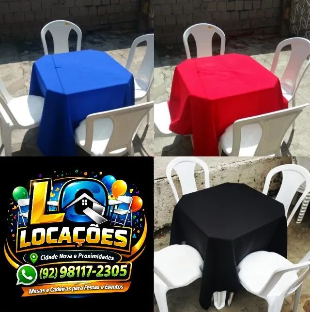 Locação de Mesas e Cadeiras Cidade nova LEIA - Foto 3