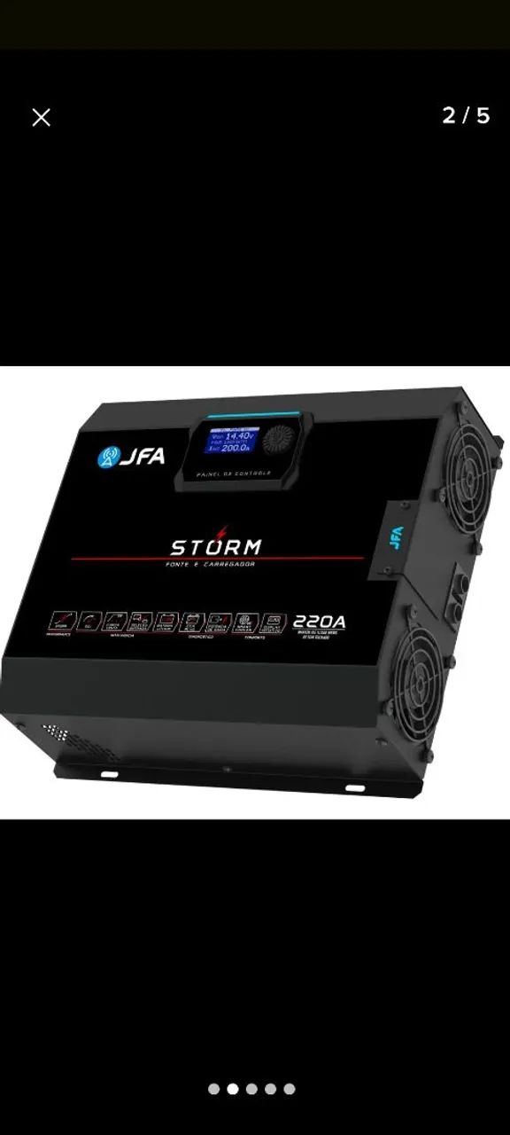 FONTE/CARREGADOR JFA 220A STORM