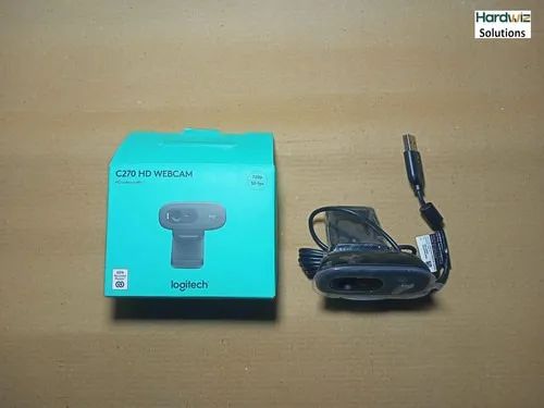 Webcam Logitech C270 HD 720p com Microfone Integrado - Nova na caixa