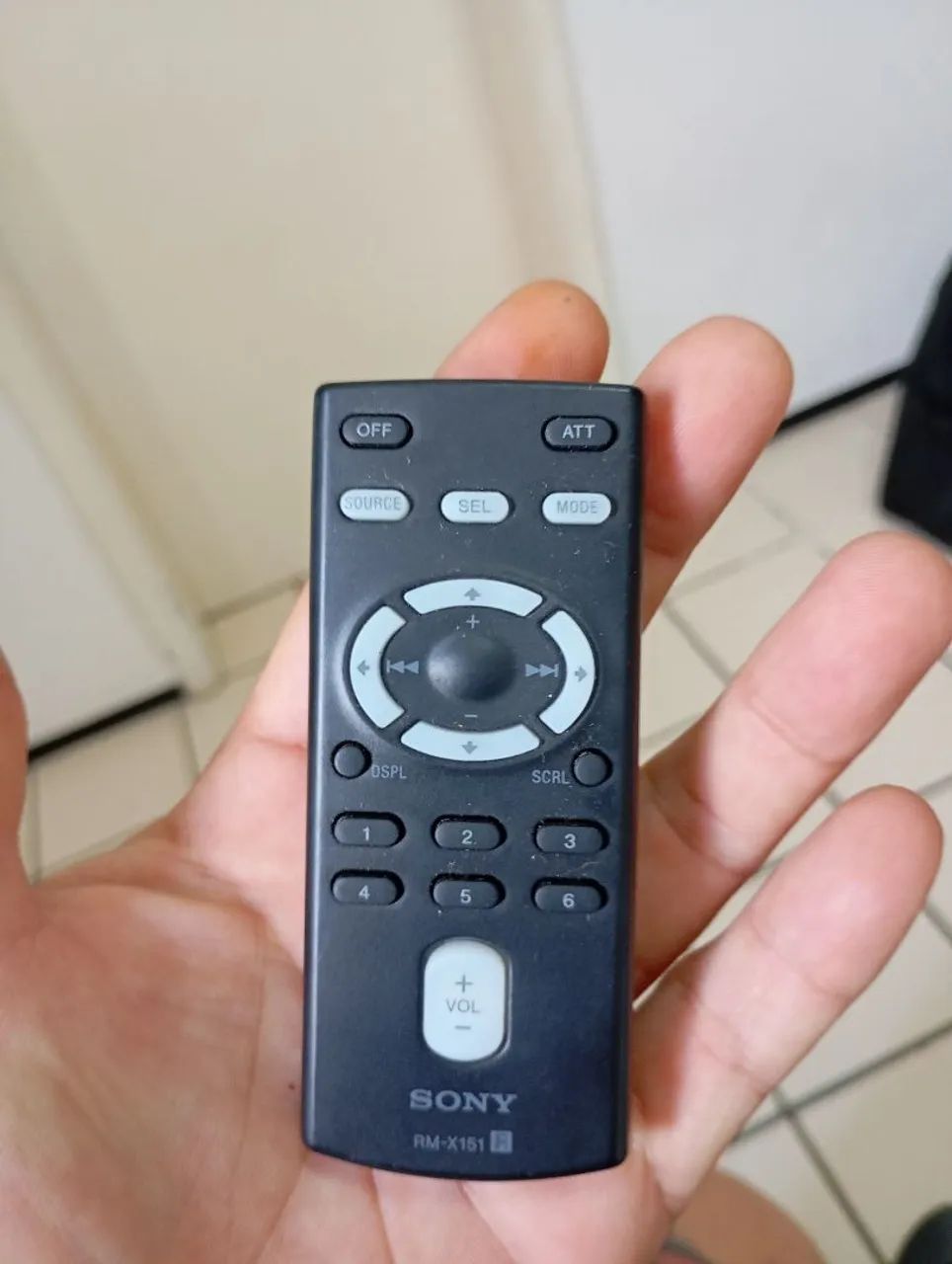 Controle Sony RM-X151
