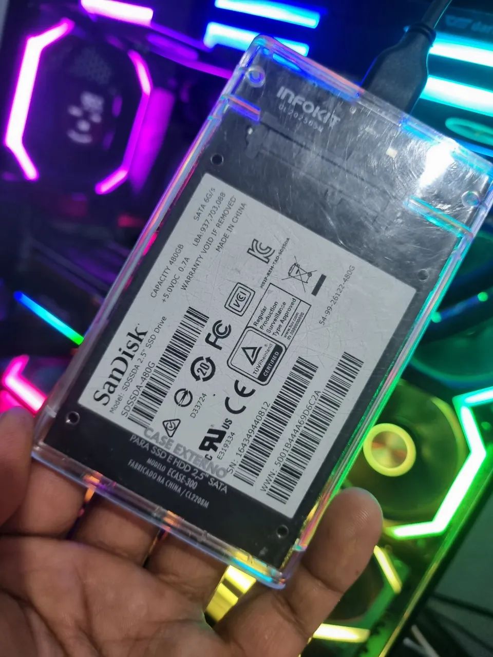SSD 480Gb x 30個　新品未使用 SSD 480gb Sandisk Plus - Armazenamento - Paranoá, Brasília