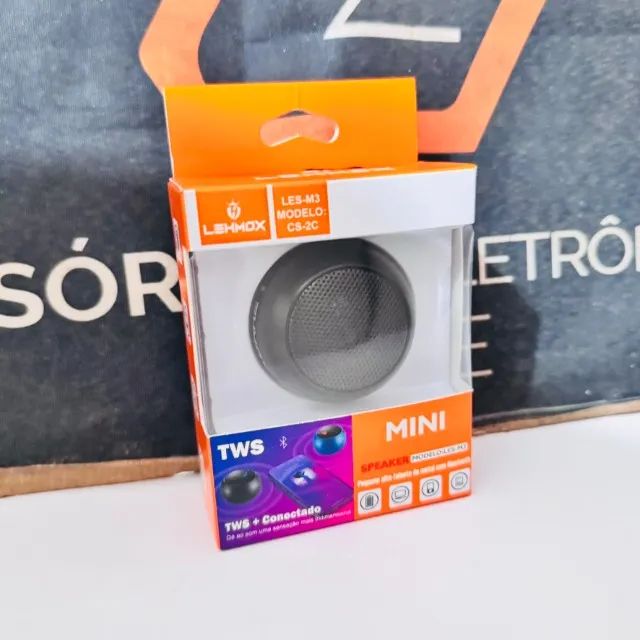 Caixa de Som Bluetooth Bluetooth Lehmox LES-M3XC  em azul metálico - Foto 3