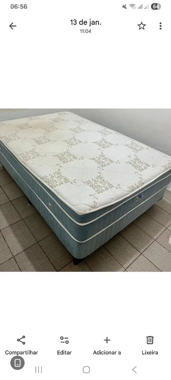 Vende- se cama box com massageador..