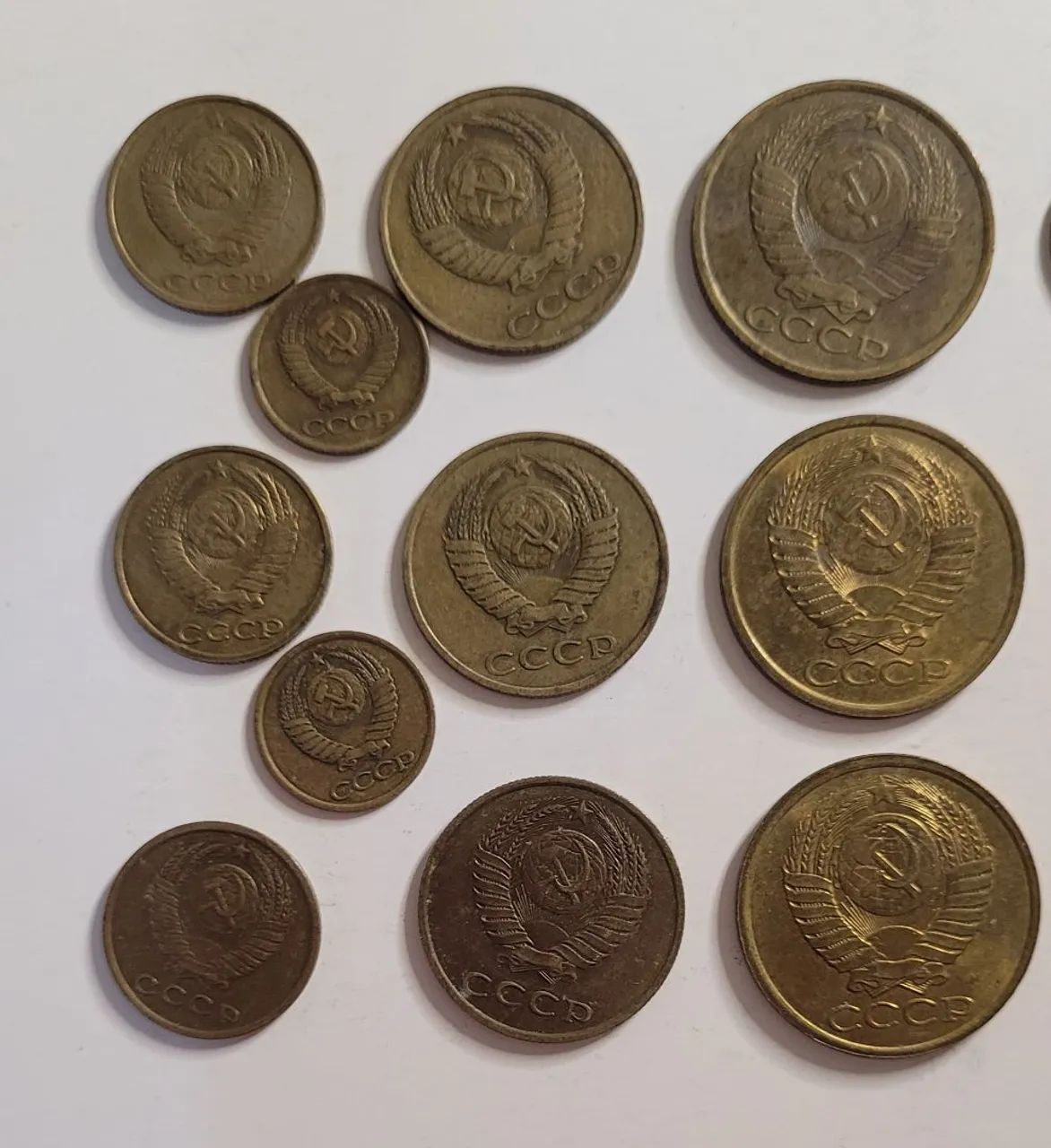 Lote com 20 moedas antigas da União Soviética  - Foto 5