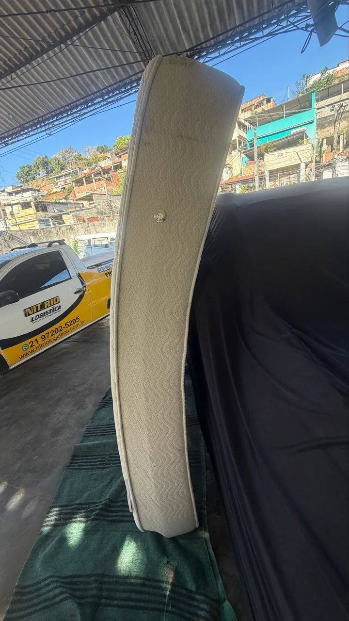 Colchão de casal King usado bom estado - Foto 5