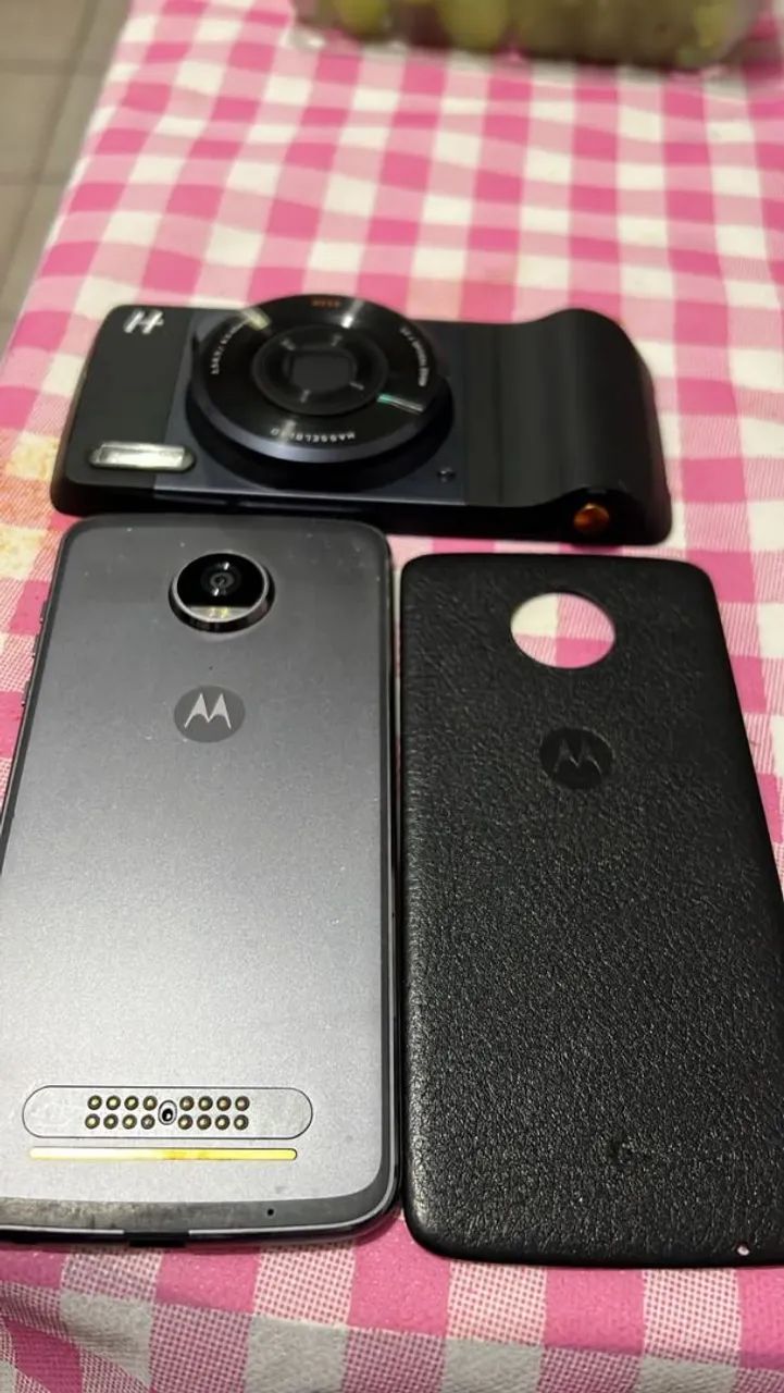 Moto Z2 play câmera snap e capinha  - Foto 2