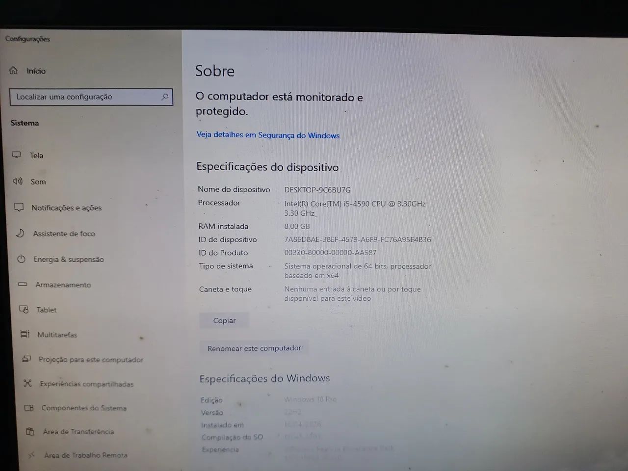 DELL OPTIPLEX 3020 I5 4 GERAÇÃO 8GB  - Foto 5