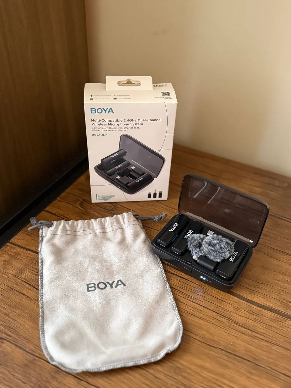 MICROFONE BOYA DUO (com 3 entradas) - Foto 3