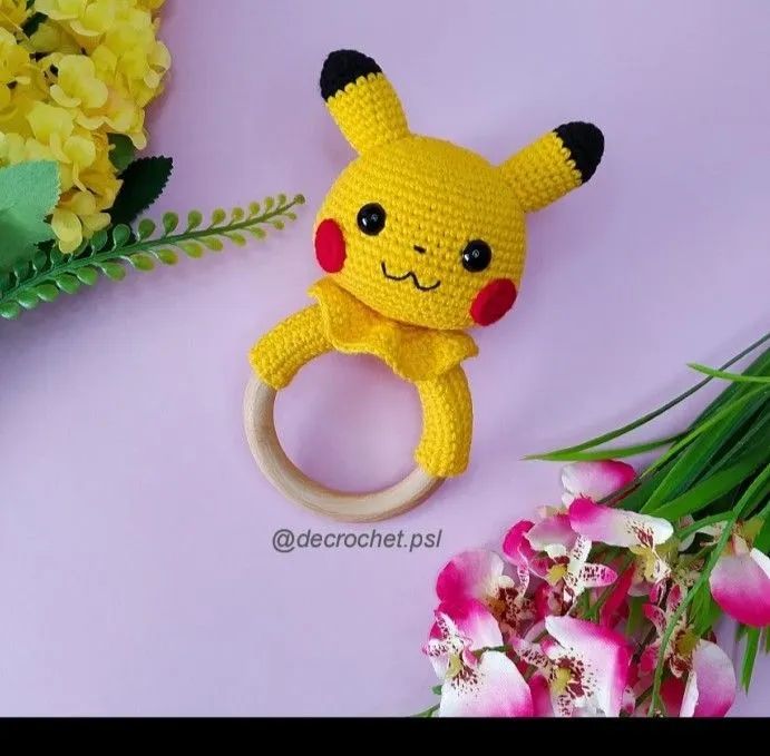 Chocalhos em amigurumi  - Foto 4