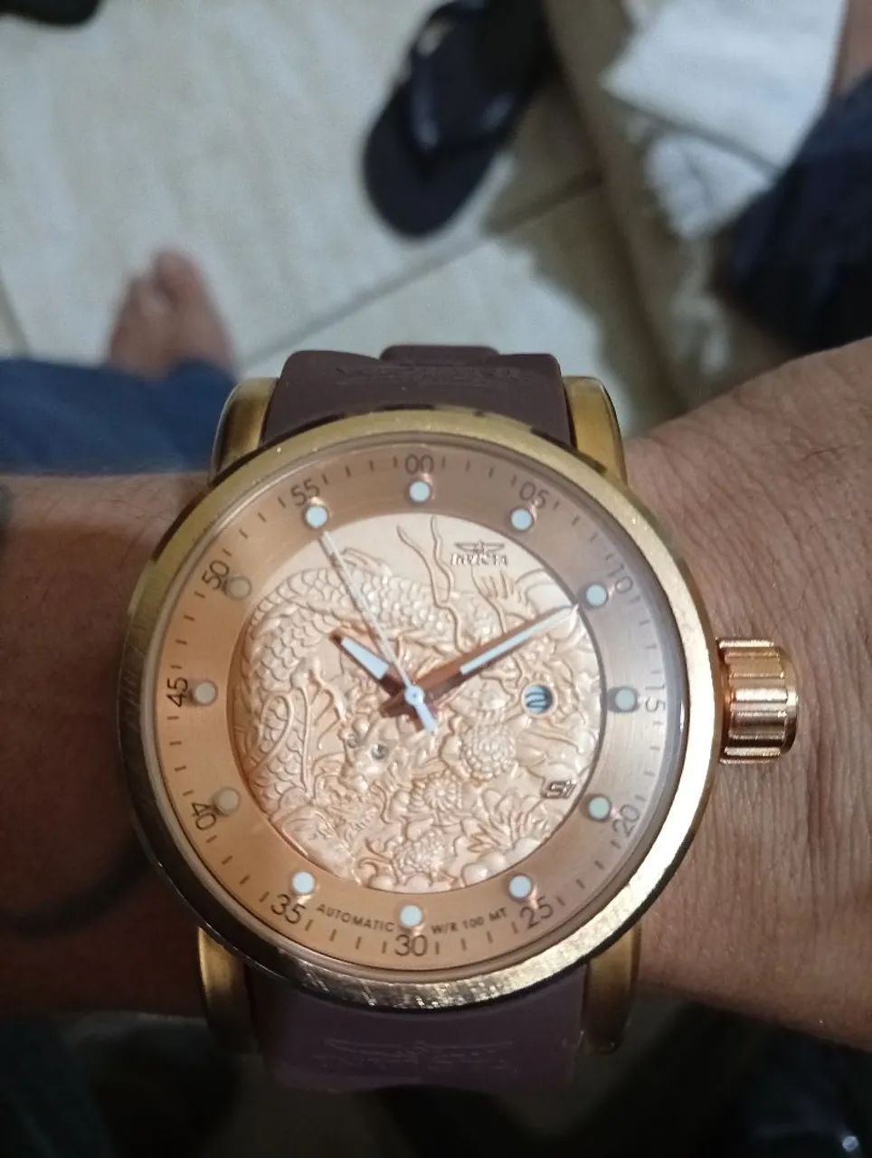 Relógio Yakuza invicta rose