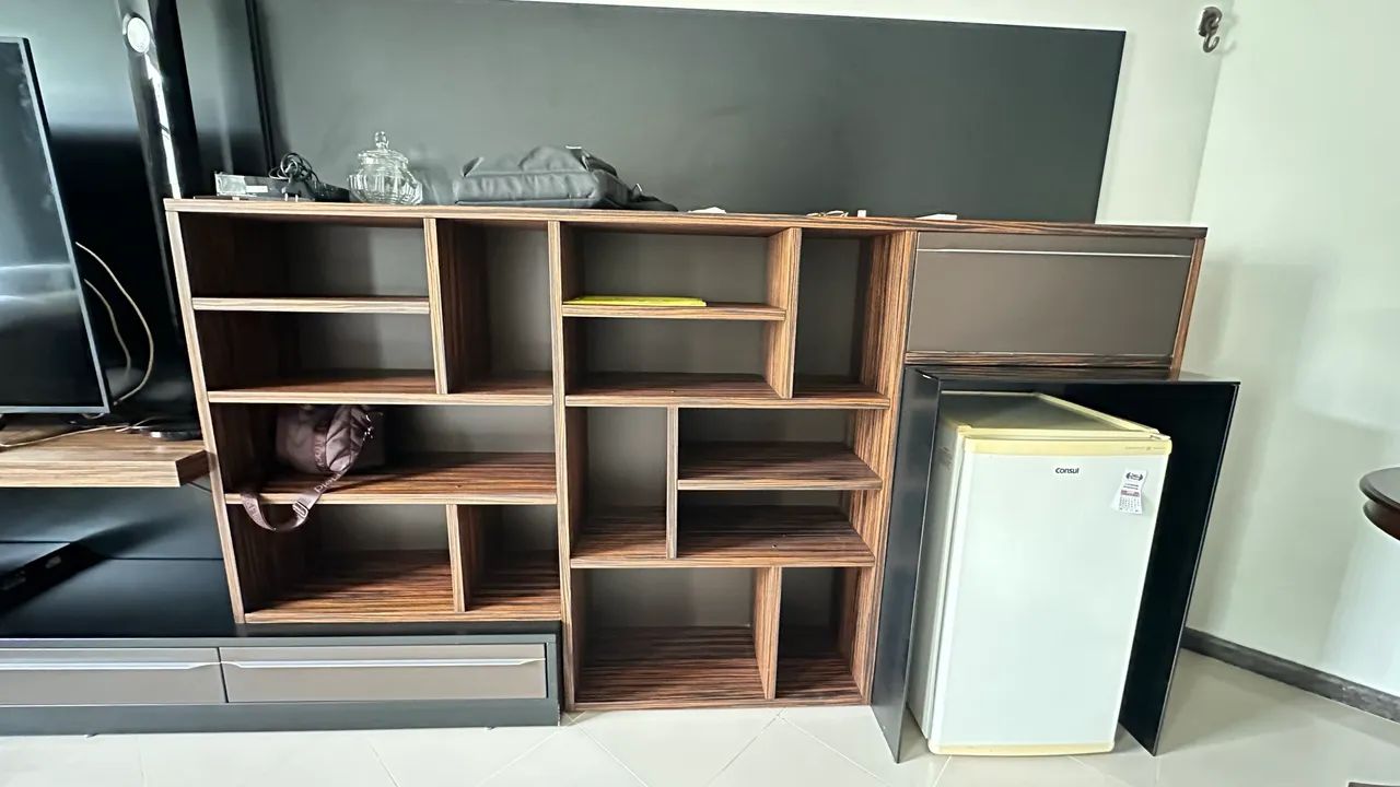 Rack com estante