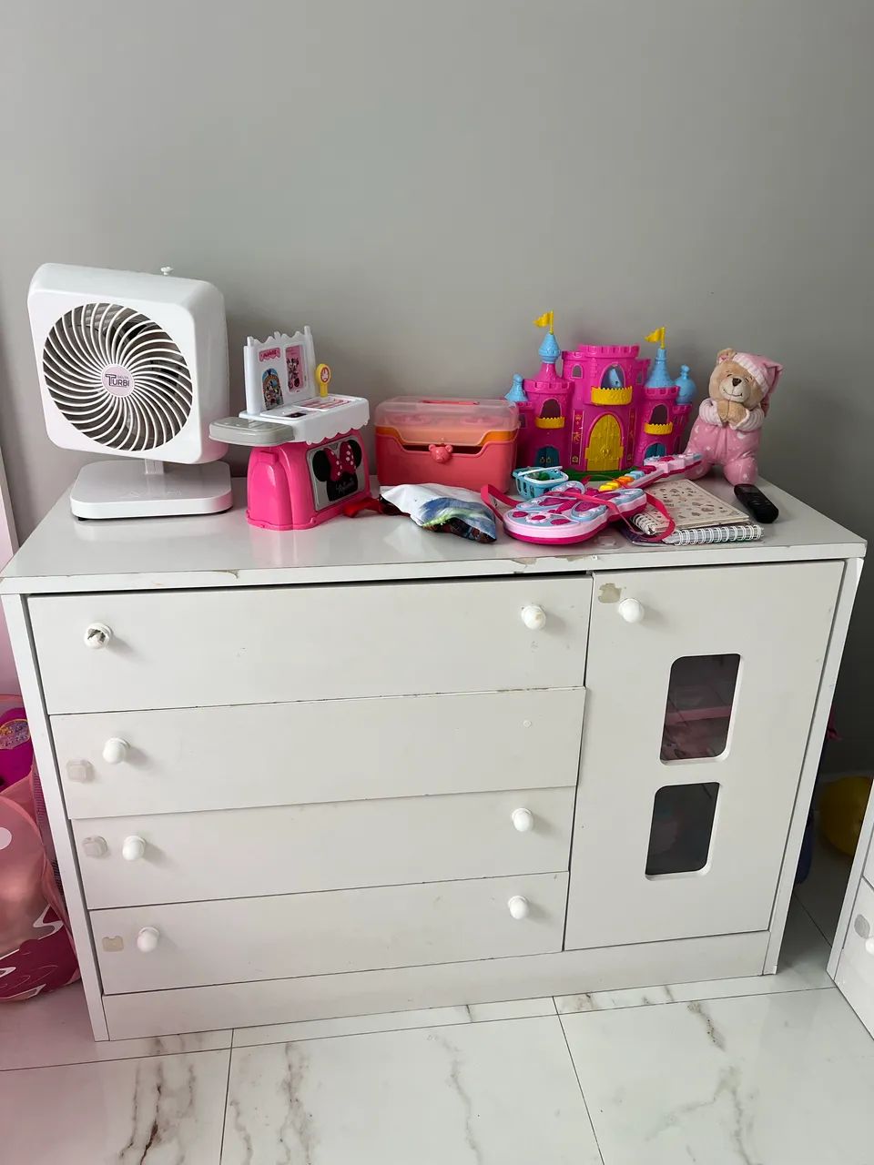 Guarda-roupa e cômoda para bebê - Foto 5