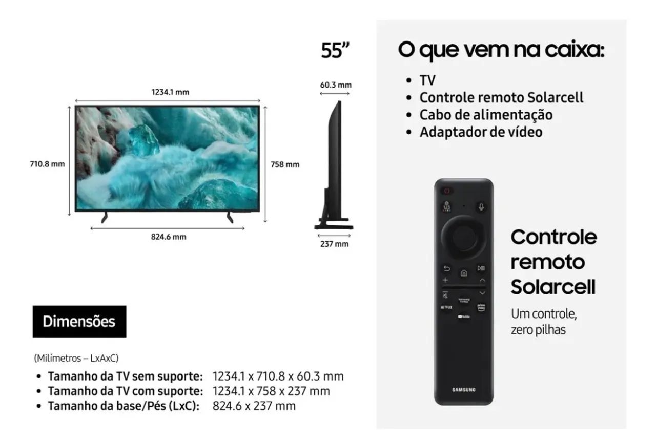Tv 55 semi nova  - Foto 4