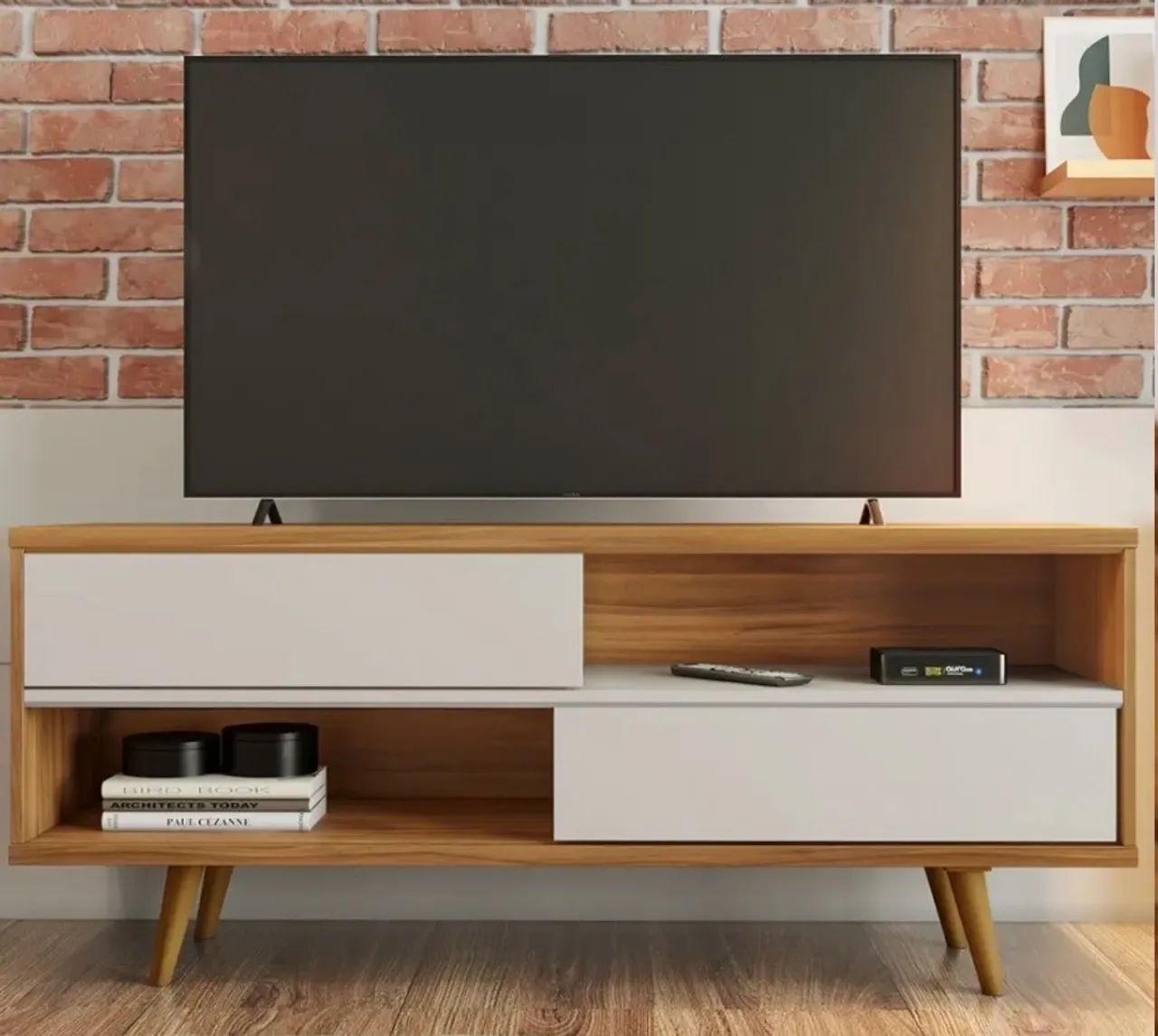 Vende-se Rack Para Tv Até 50 Polegadas Erevan 2 Portas Freijó - Foto 4