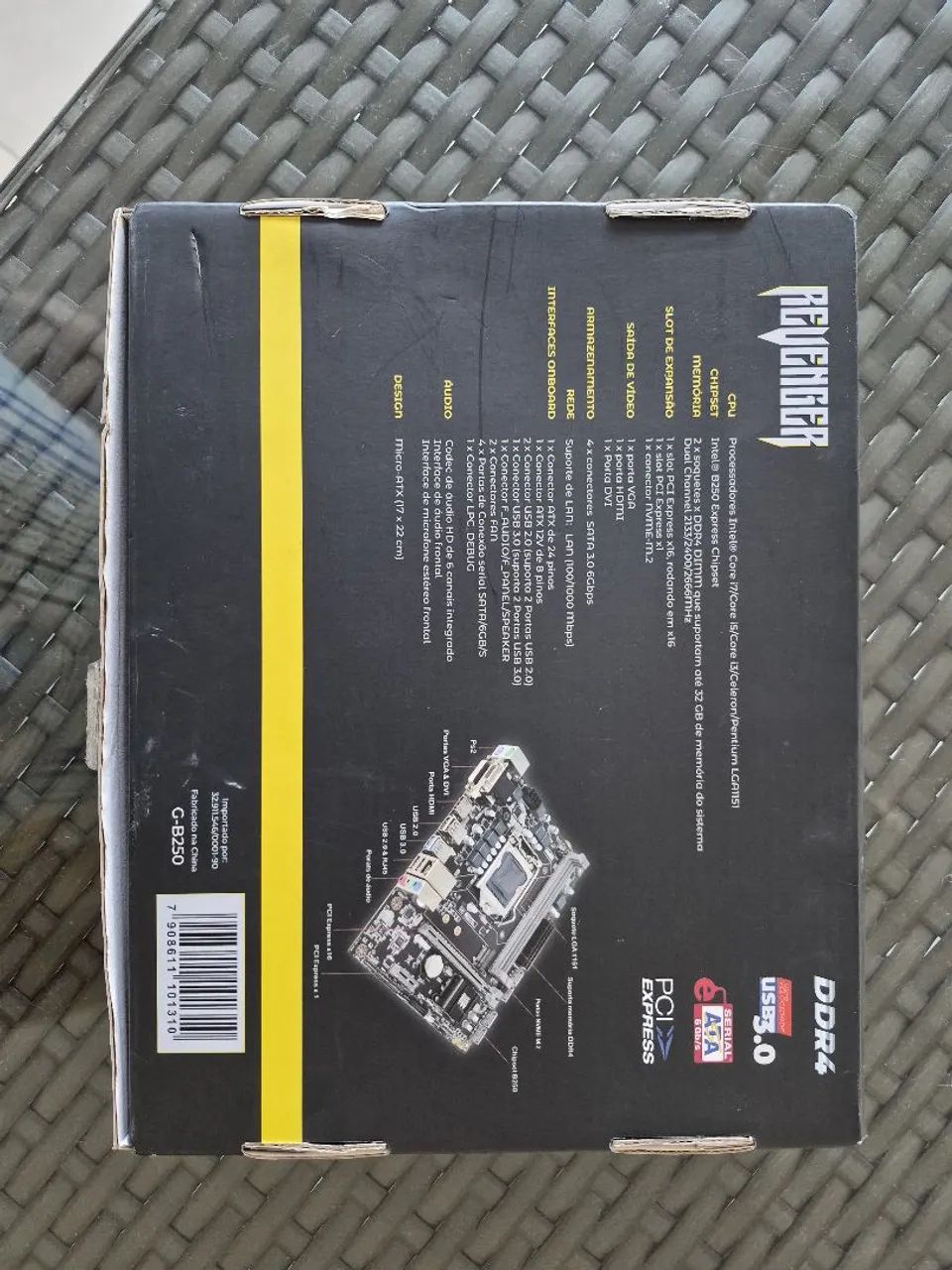 Placa mae b250 com Intel core i5 7500 - Foto 3