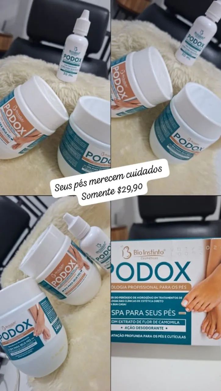 Kit tratamento pra os pés 