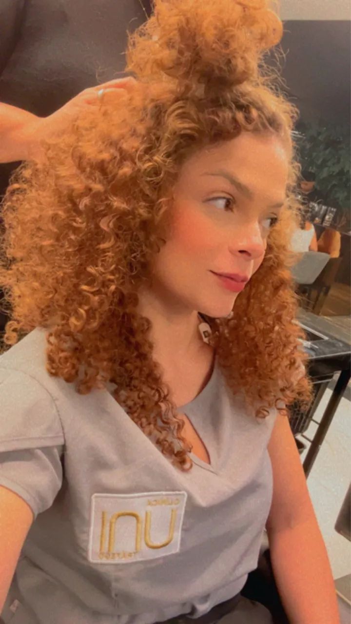Mega Hair Ruivo Cacheado - Foto 3