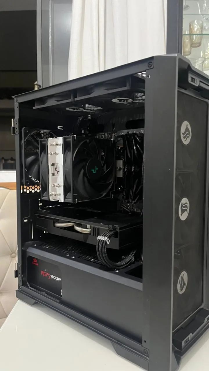 PC Gamer Ryzen 5700x e RTX4060ti e 32gb de RAM ddr4 - Foto 4