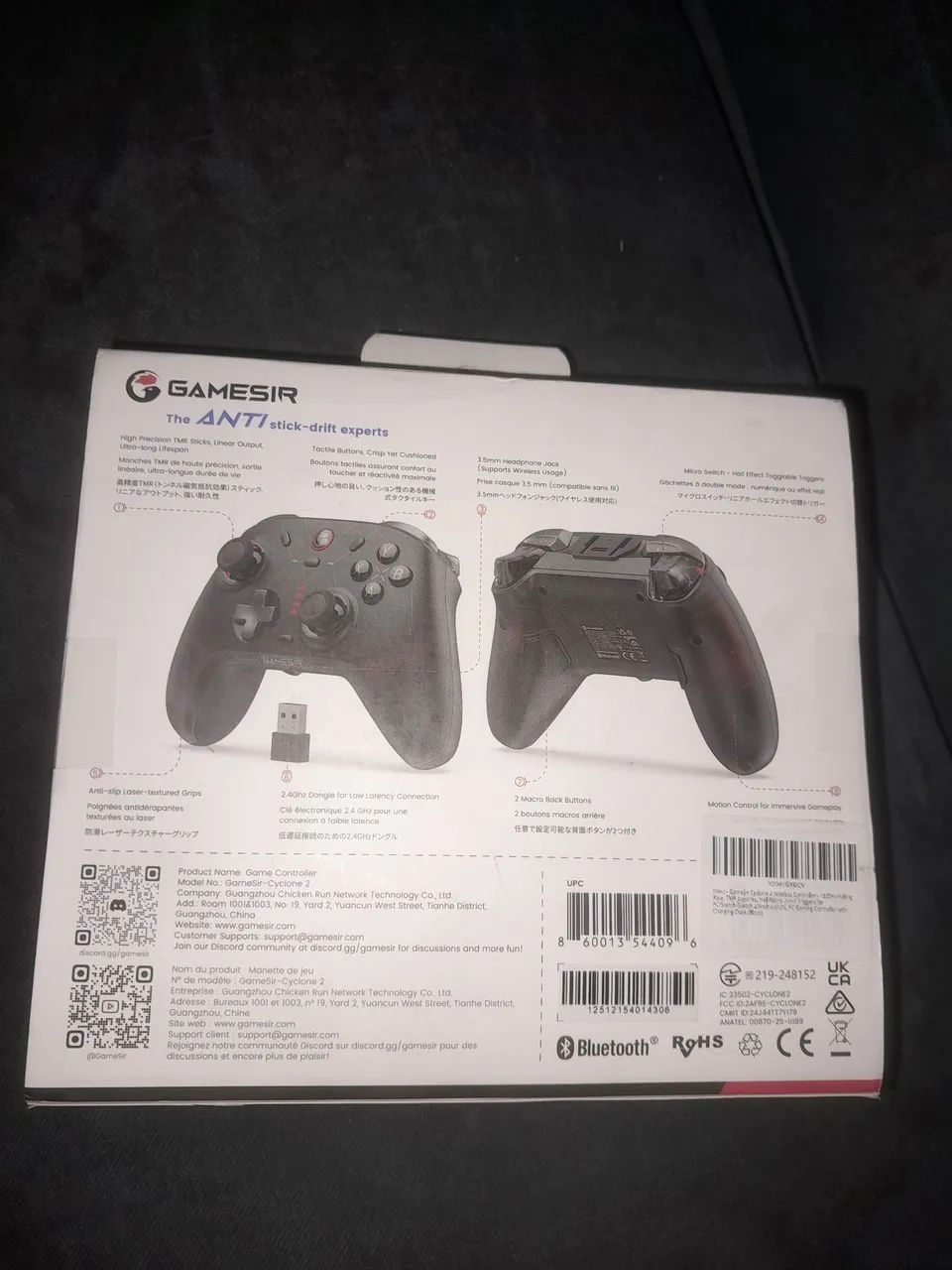 Controle game Cyclone 2