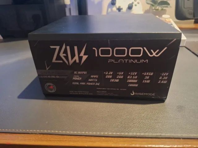 Fonte 1000W Rise Mode Zeus Full Modular - Foto 4