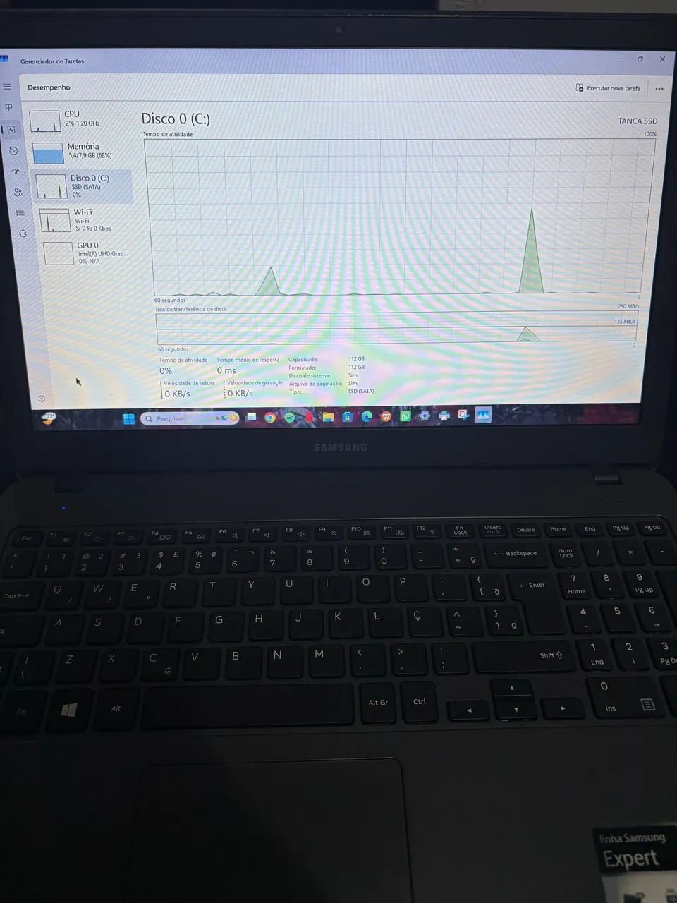 Notebook Samsung i5 8GB SSD Windows 11 Pro - NP350XBE - Foto 4