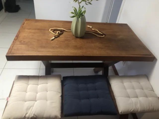 Mesa em madeira maciça  - Foto 3