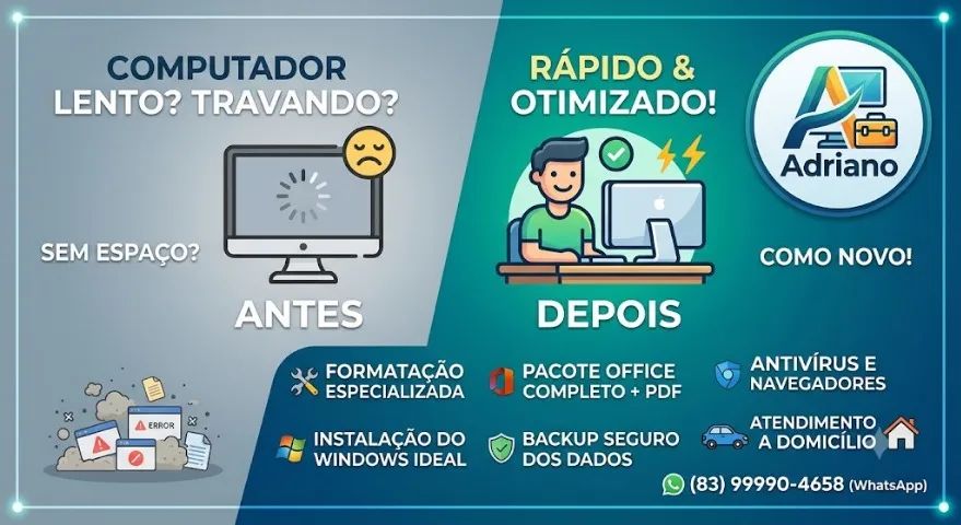 Formatação Técnica de Computadores / Notebooks - Atendimento em Casa - Foto 2