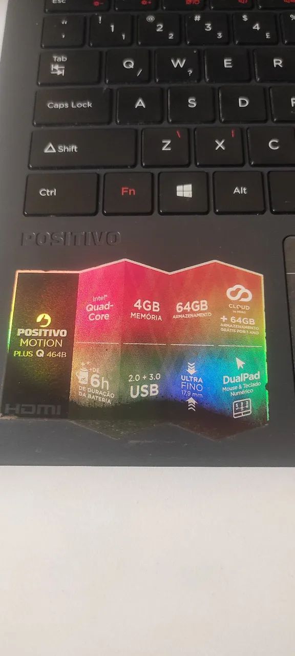 Notebook positivo (não está funcionando) 4gb ram e 64gb de armazenamento  - Foto 5