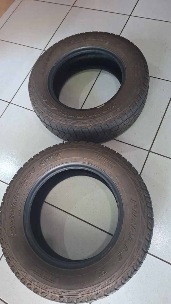 (( VENDO PNEU PIRELLI SCORPION 205/70/15 COM 80% DE VIDA UTIL )) - Foto 2