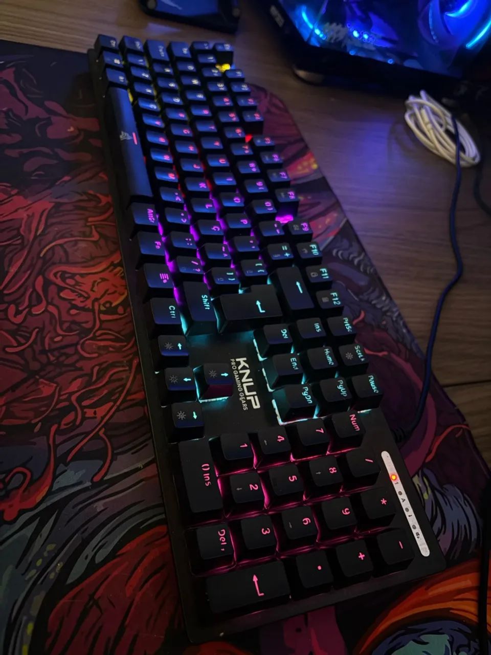 Teclado Mecânico Gamer KNUP (Switch Blue)