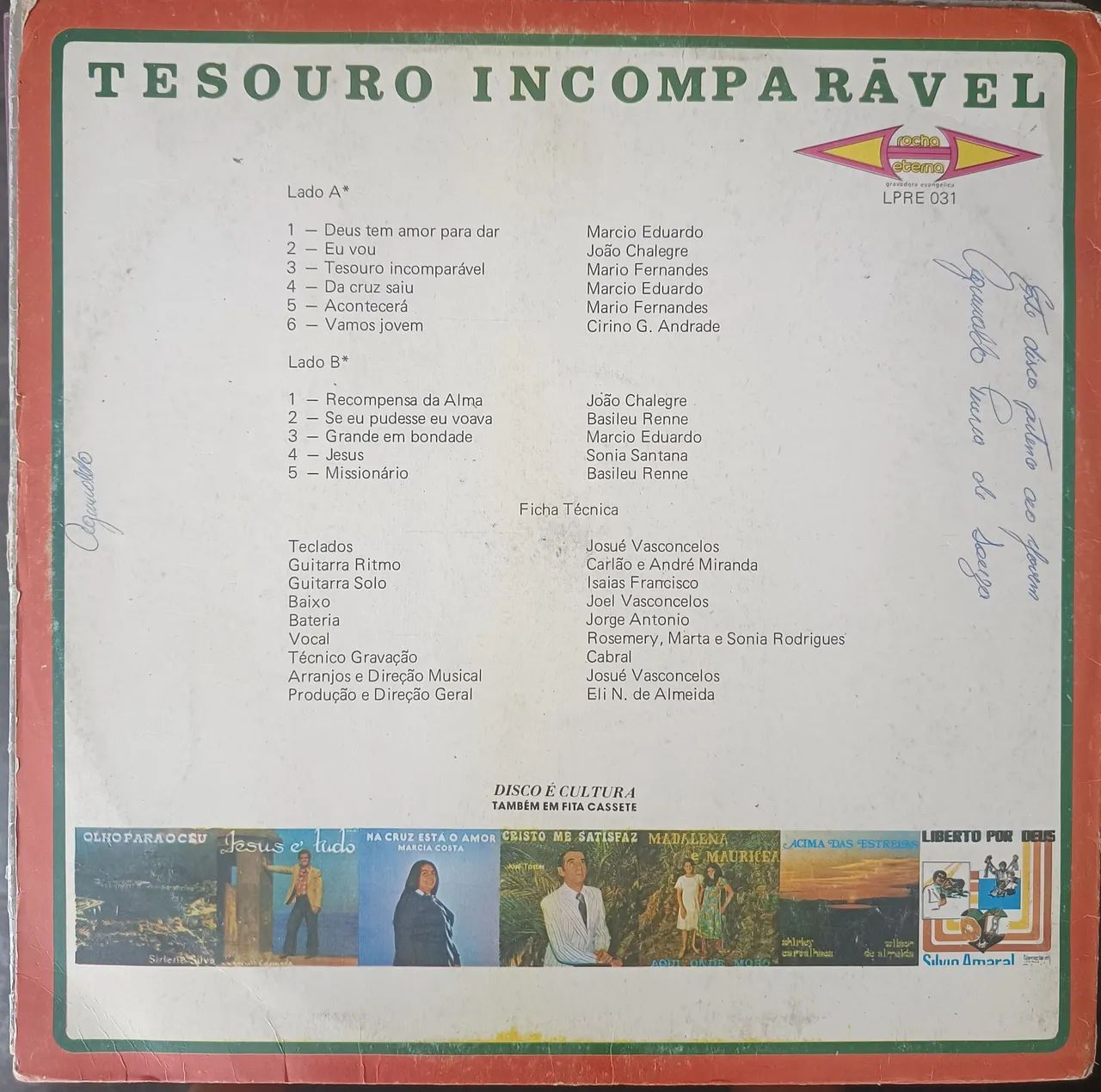 LP Shirley Carvalhaes Tesouro Incomparável 1981 - Foto 2