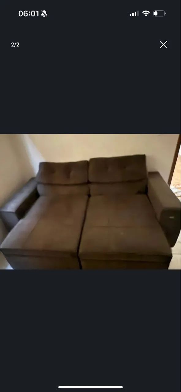 VENDO SOFÁ SEMI NOVO - Foto 2