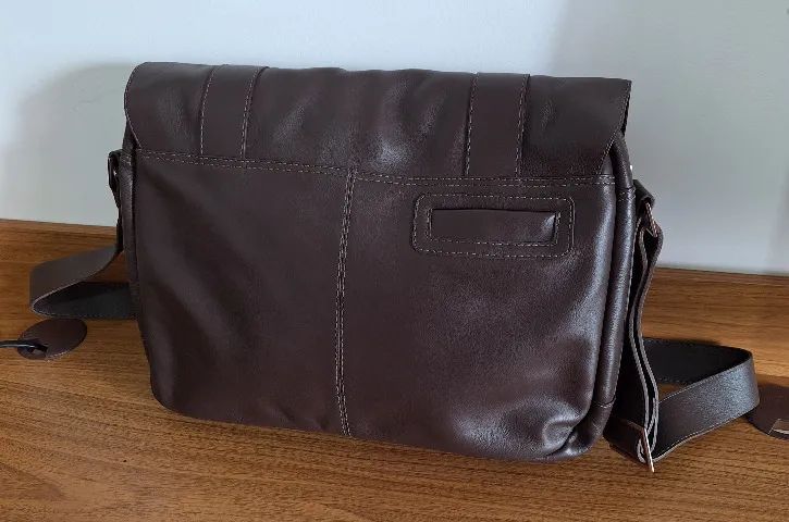 Bolsa carteiro de couro Nordweg NW066B - Foto 2