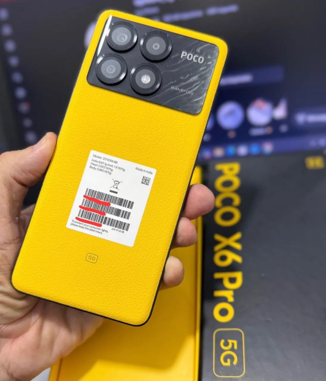 Poco X6 PRO Amarelo