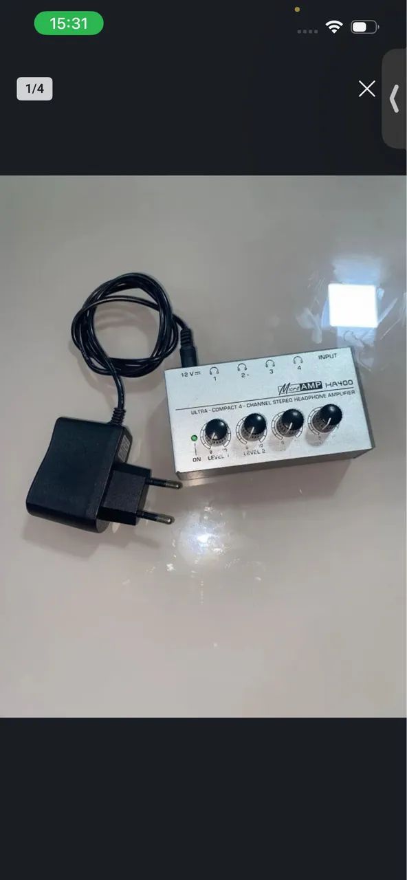 Fonte e dois amplificadores 
