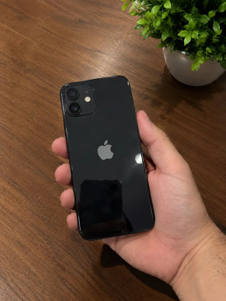 Apple iPhone 12 Azul com Case Cinza  - Foto 4