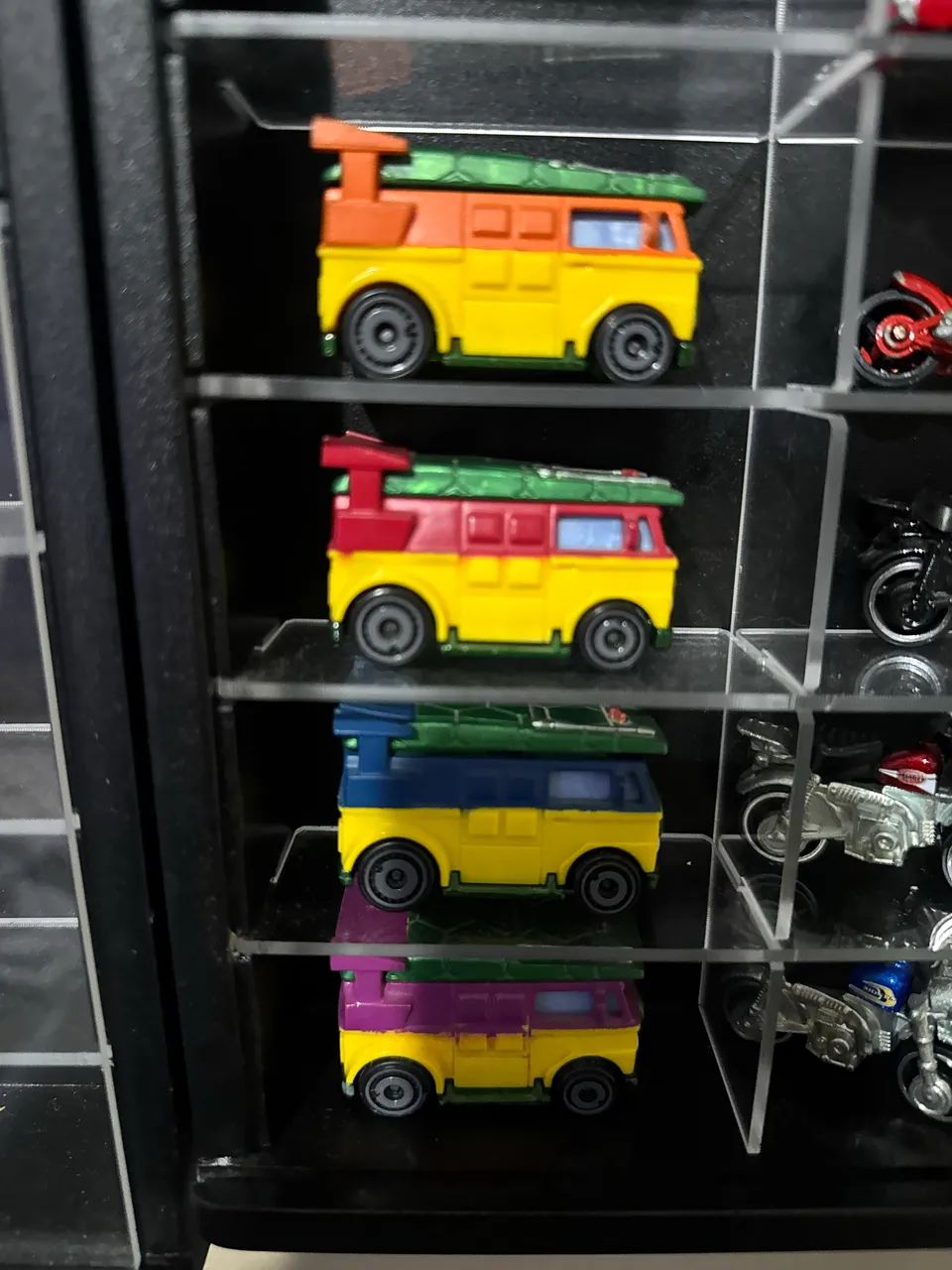 LOTE 4 HOTWHEELS TARTARUGAS NINJAS CUSTOM
