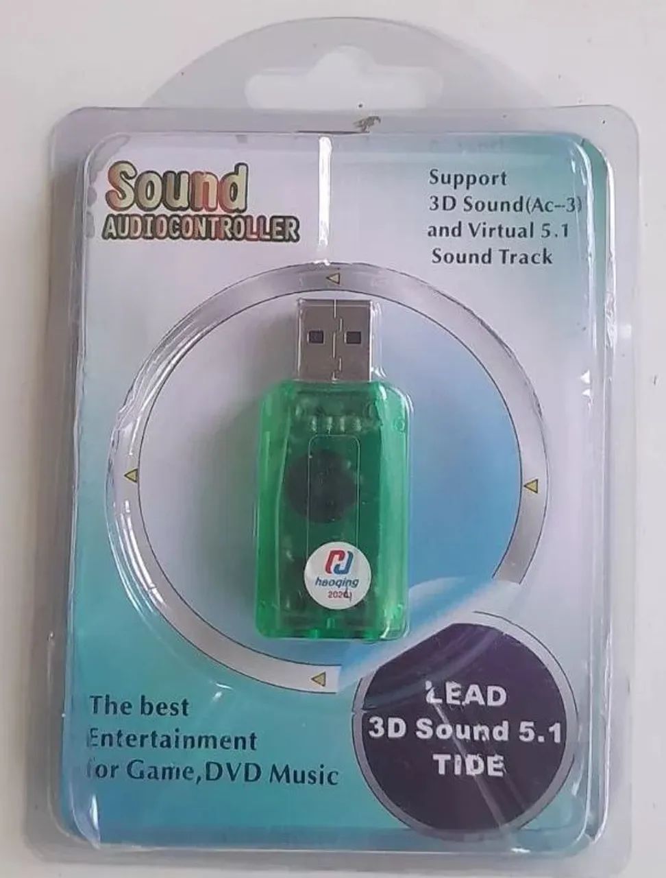 Adaptador Placa de Som USB 5.1 - Foto 2