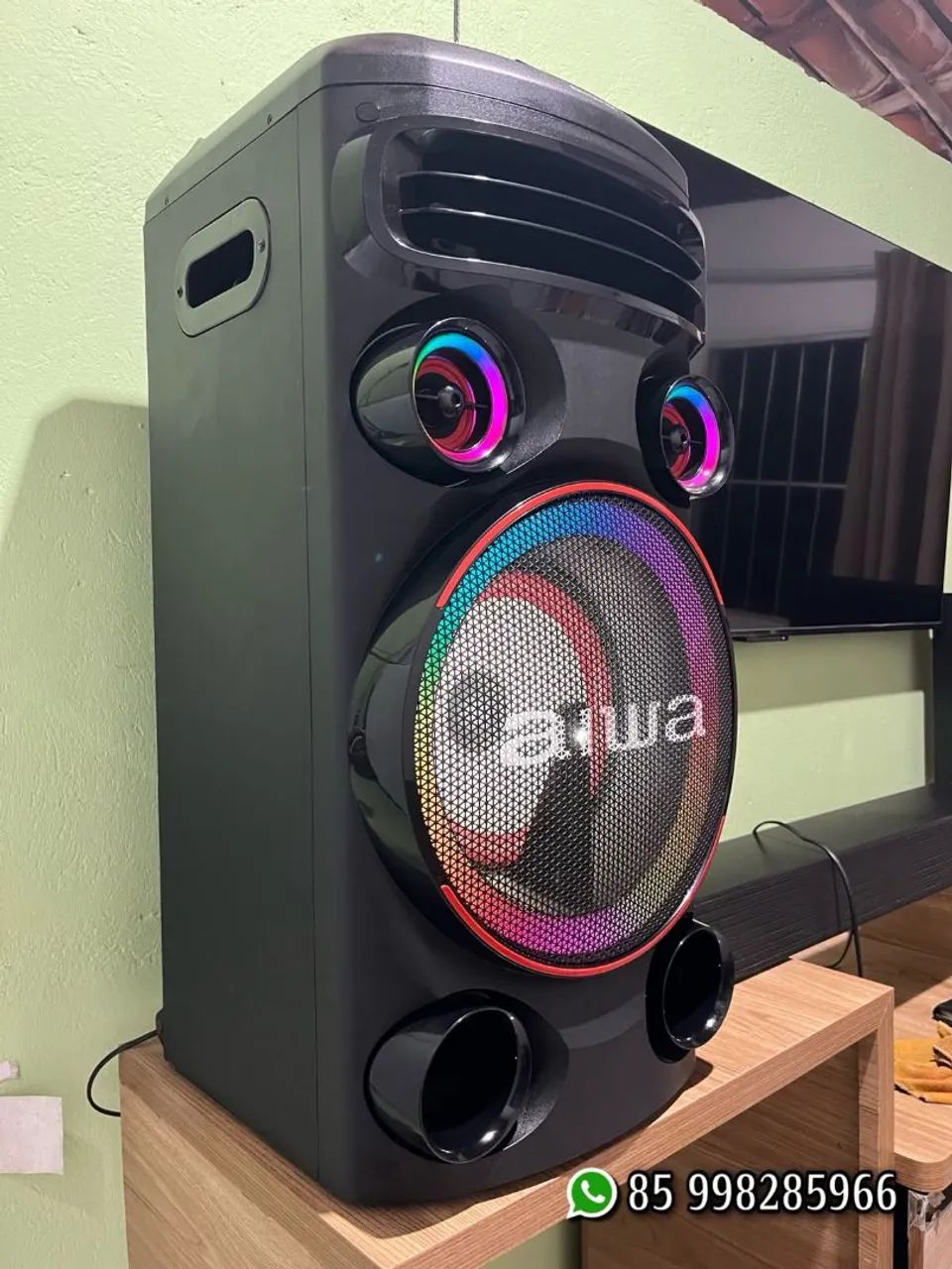 Caixa de som Aiwa potente e nova  - Foto 2
