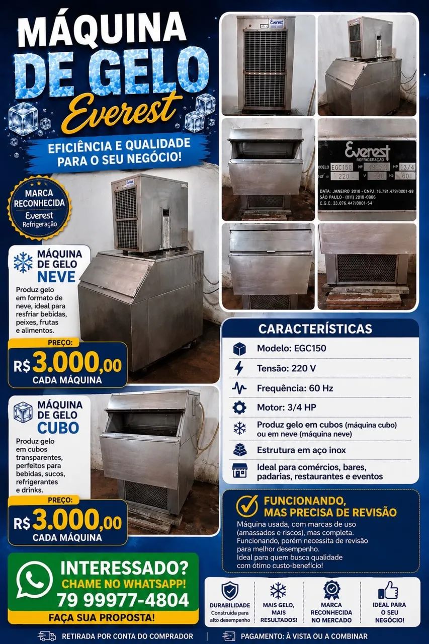 Máquina de gelo 