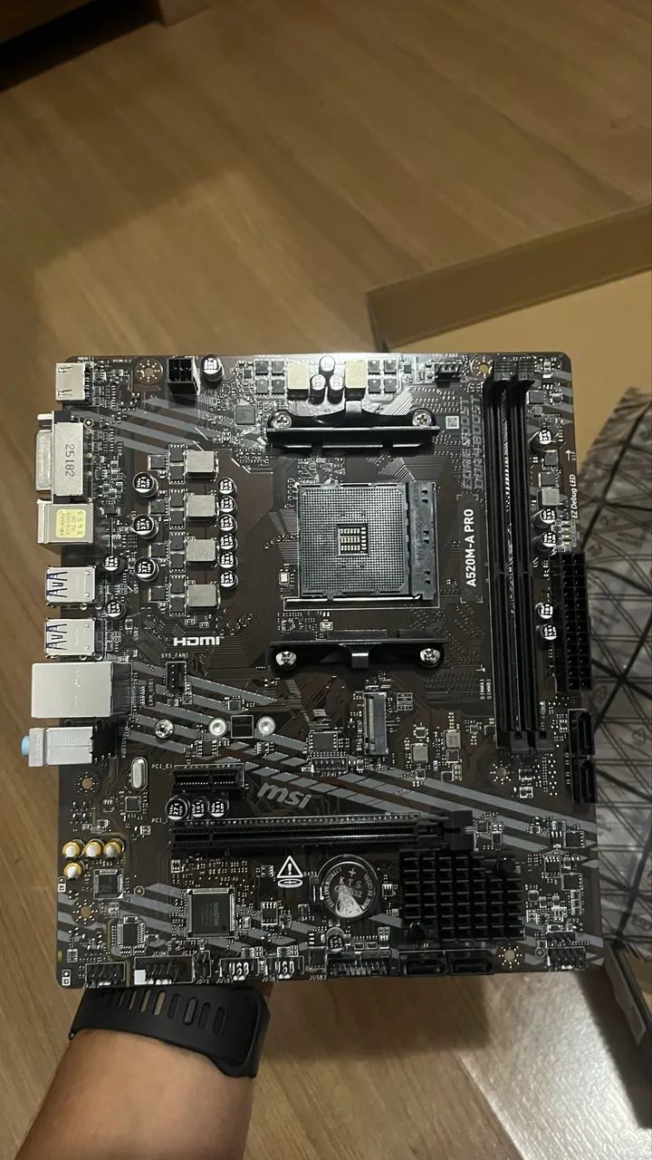 Kit upgrade ryzen 5500 + placa mãe A520m - Foto 3