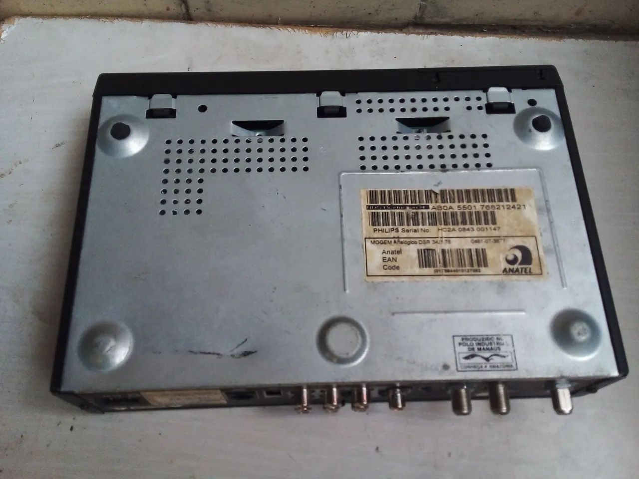 Modem analógico via Satélite marca Philips  110/240 V com cartão SKY.  - Foto 3