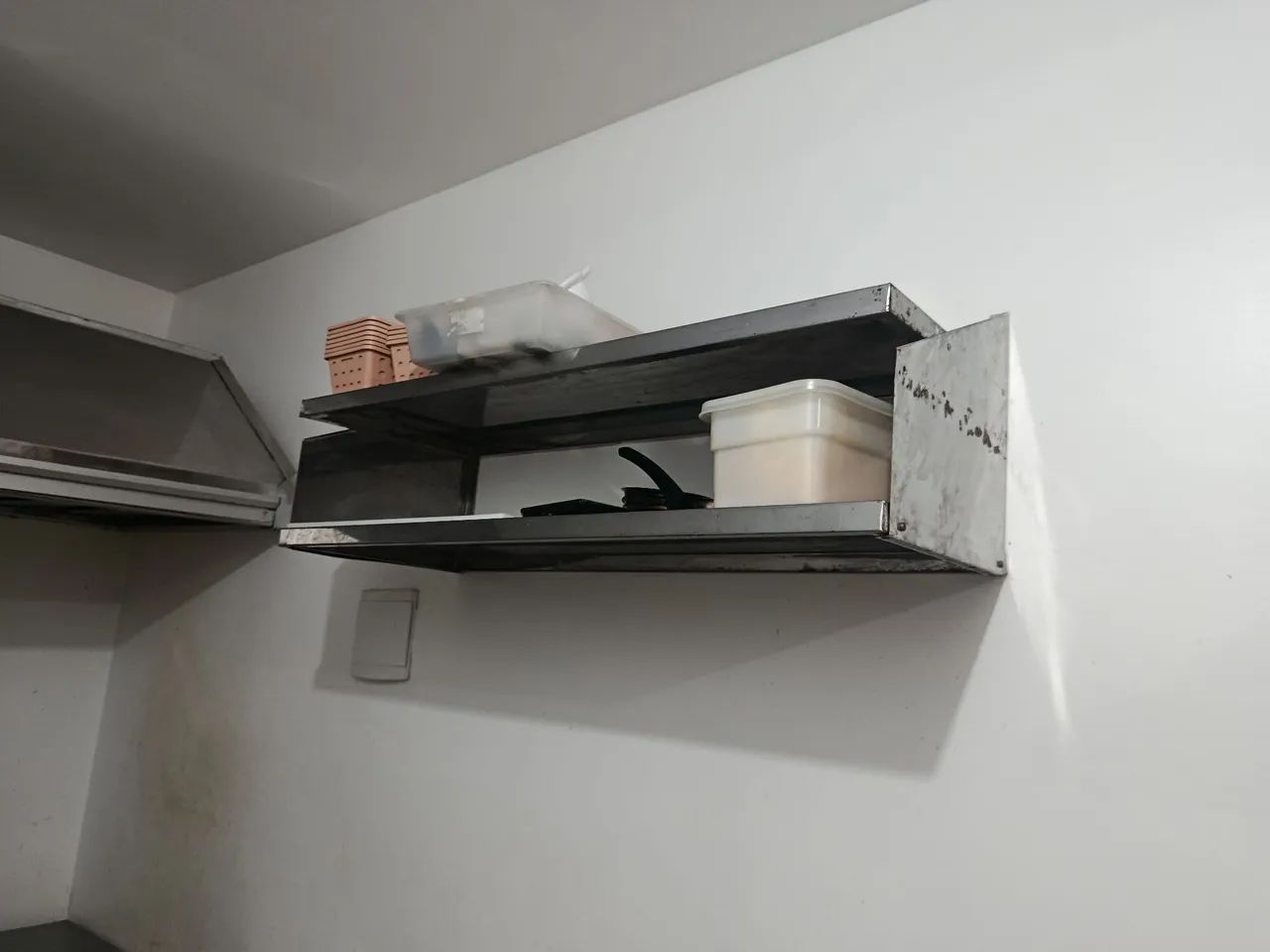 Prateleira inox dupla 
