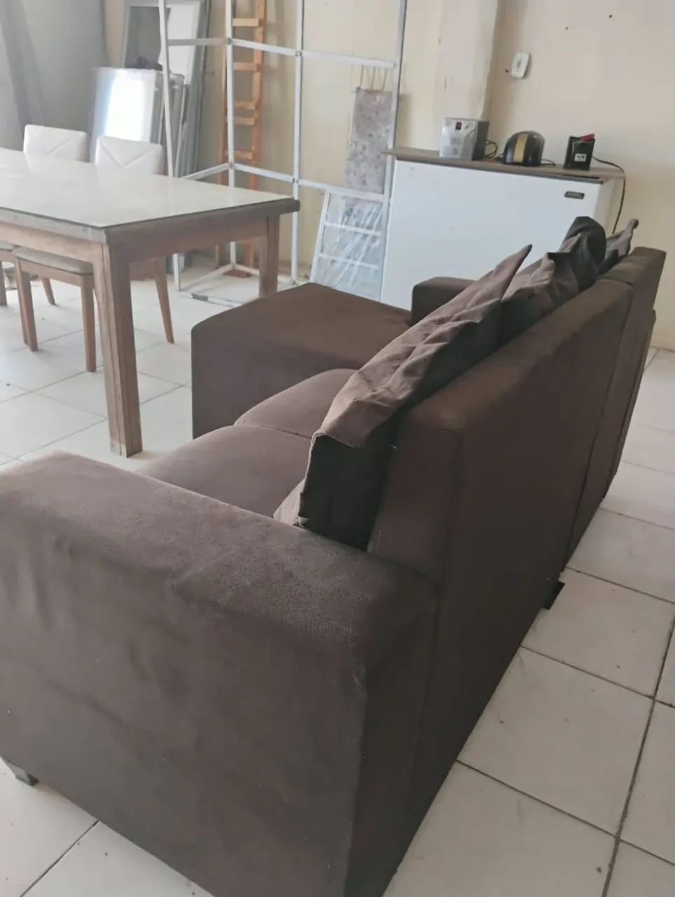 Sofá Chaise Novo 03 Lugares 1.90m - Foto 2