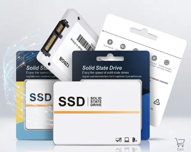 Kit Com 5 SSD 120GB SATA 3 2.5 Polegadas Para Notebook PC Desktop E Case Interno Alta Velo - Foto 5